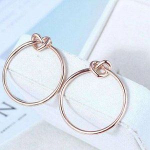 KATE SPADE NWT NEW YORK LOVE ME KNOT HOOPS!